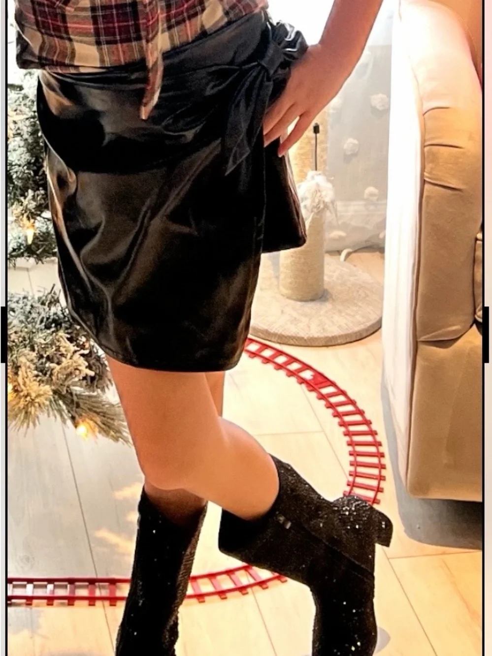 Link Black Crystal-Embellished Kids Dress boots